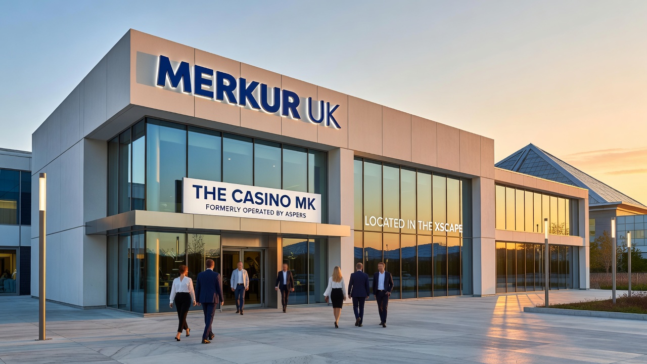 Interior gaming floor at The Casino MK with table games and slot machines